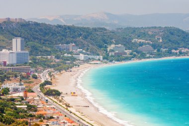manzara, Rodos Adası, Yunanistan 