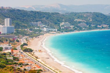 manzara, Rodos Adası, Yunanistan 