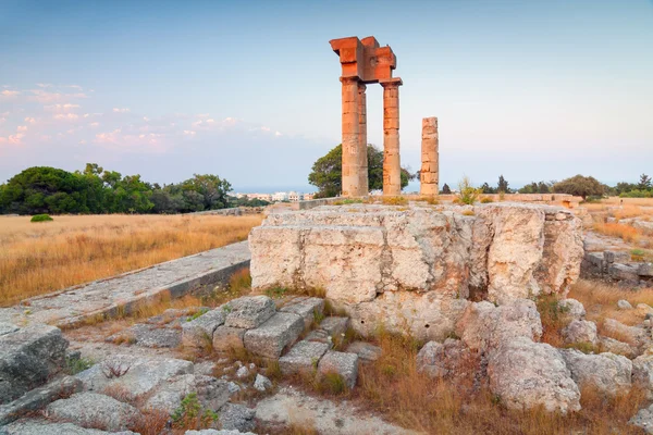 Acropole de Rhodes à Monte Smith sur l'île de Rhodes Grèce . — Photo