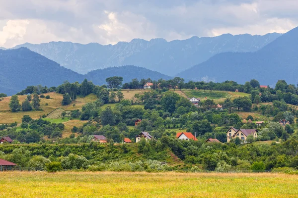 Rainy mountain landscape, Romania — Stock Photo, Image