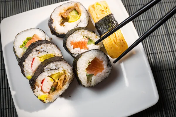 suşi, yakın Japon deniz ürünleri
