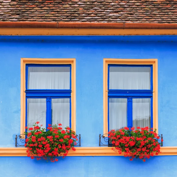 Windows and shutters, close up