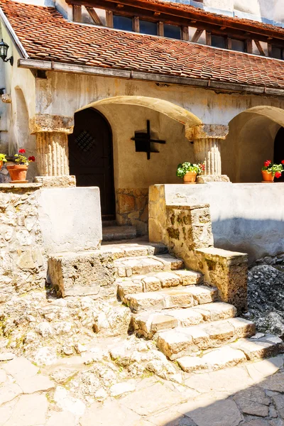 Castello medievale di Bran noto anche per il mito di Dracula . — Foto Stock