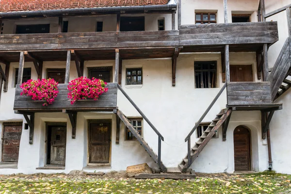 Fortified church in Prejmer, Romania. — Stock Photo, Image