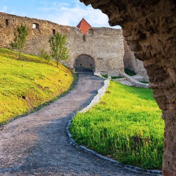 Rupea castle nära brasov, medeltida fästning — Stockfoto