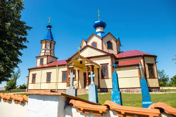 Pravoslavný Kostel Apoštola Jakuba Lošince Polsko — Stock fotografie