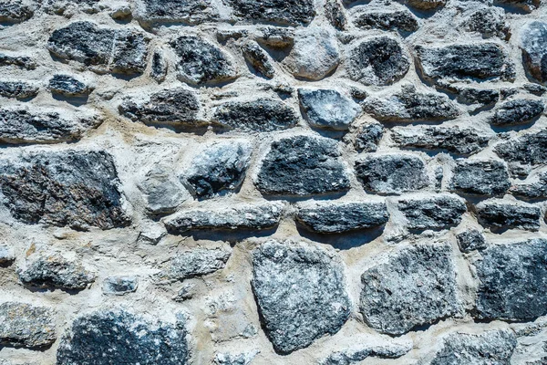 blue stone wall texture closup background