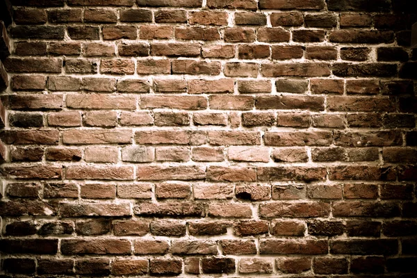 Background of brick wall texture. The red brick wall of a house — Stock Photo, Image