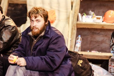 (Kiev) Kiev, Ukrayna - ö. 4 Aralık 2013: euromaidan protestocular r