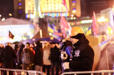 (Kiev) Kiev, Ukrayna - ö. 4 Aralık 2013: euromaidan protestocular r