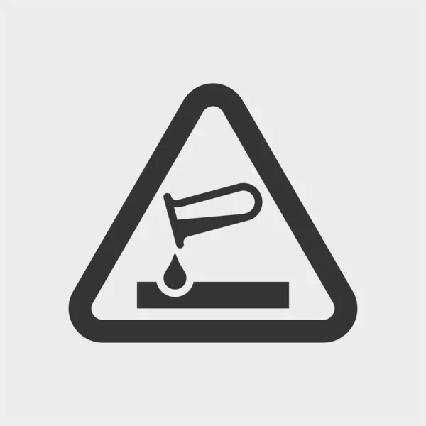 Aşınma. Basit siyah ve beyaz vektör işareti