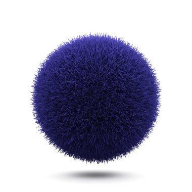 Beyaz bir arka plan üzerinde izole ot Küre.