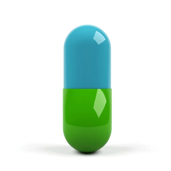 3d pill on white background. — Stock Photo, Image