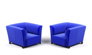 koltuklar beyaz zemin üzerine.