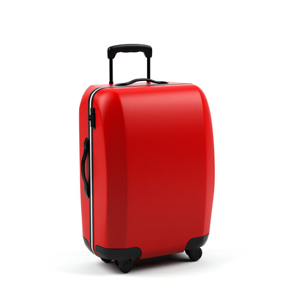 Suitcase isolated on a white background.