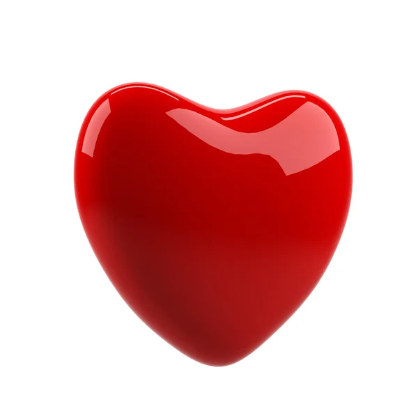 Heart on white background — Stockfoto