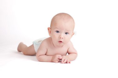 Tatlı küçük bebek çocuk portresi