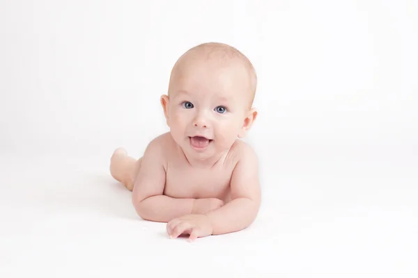 Porträtt av söta lilla pojke — Stockfoto