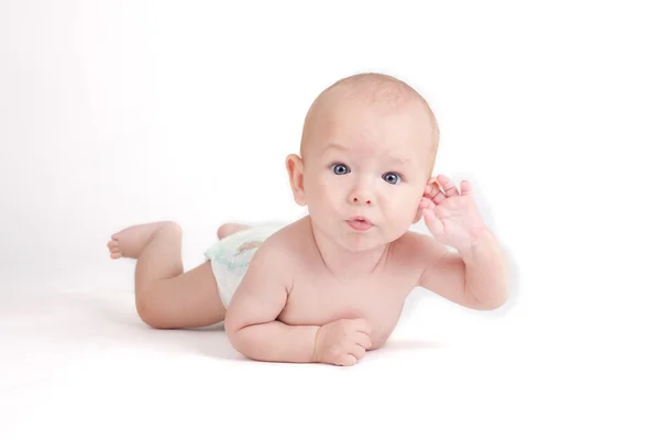 Portret słodki mały chłopczyk — Zdjęcie stockowe