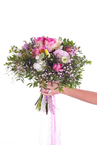 Bouquet in hand Stock Picture