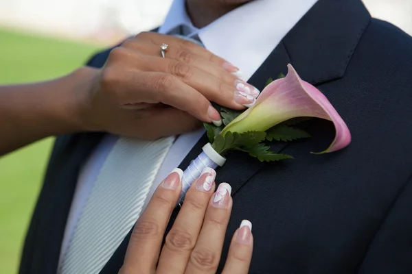 Detalhe do casamento — Fotografia de Stock