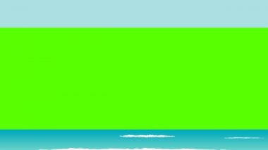 animasyon tropikal peyzaj