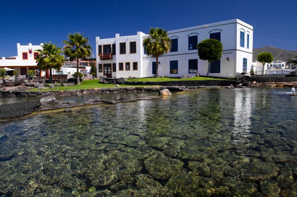Plaza la Sal, Marina Rubicon, Lanzarote — Stok fotoğraf