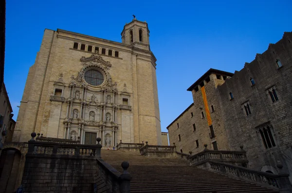 Catedral de Girona, Catalunha, Espanha — Fotografia de Stock