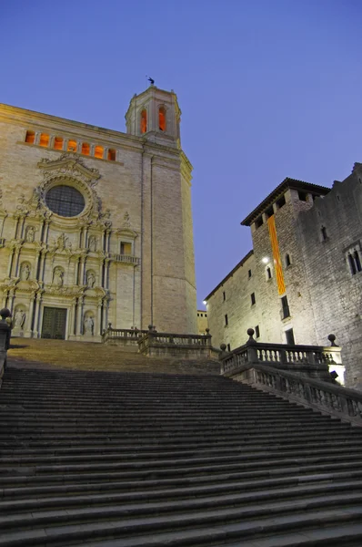 Catedral de Girona, Catalunha, Espanha — Fotografia de Stock