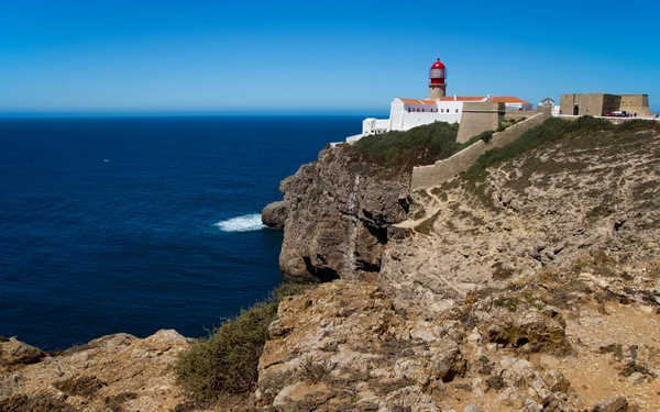 Latarni w cape saint vincent — Zdjęcie stockowe