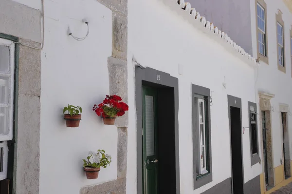 El ejemplo típico de la arquitectura de la ciudad de Faro, Algarve Capital, Portugal —  Fotos de Stock