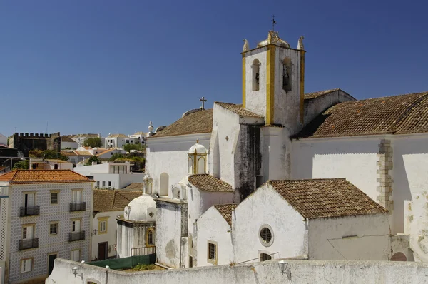 Piękny kościół w tavira, algarve, Portugalia — Zdjęcie stockowe