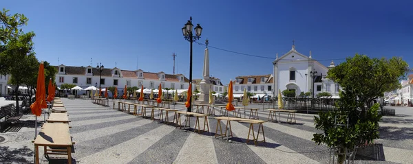 Praça Marques de Pombal em Vila Real de Santo Antonio — Fotografia de Stock