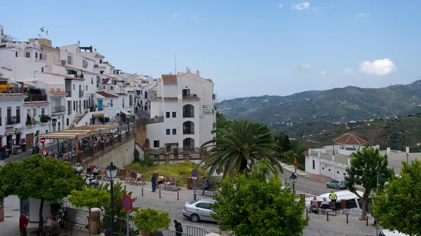 Spaans witte dorp frigiliana, Andalusië, provincie malaga — Stockfoto