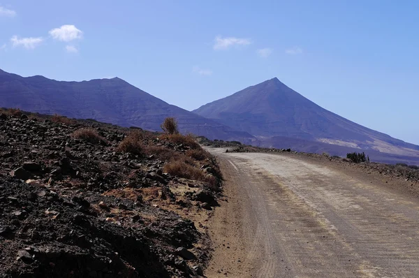 A raod to Playa de Cofete, Fuerteventura — Stock Photo, Image