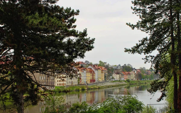 The waterfront in Zgorzelec, Poland — Stock Photo, Image