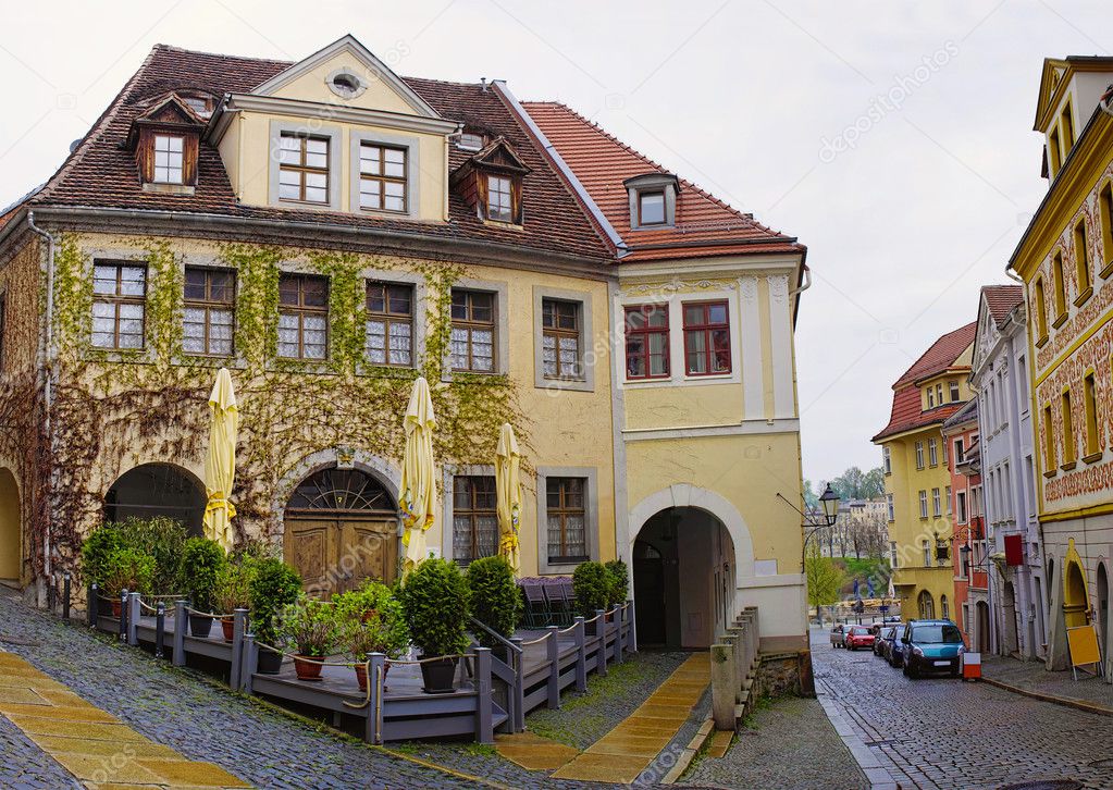 The beautiful house in old city of Goerlitz, Germany