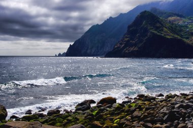 plaj ponta delgada şehir, madeira Adası, Portekiz