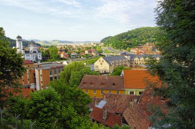 Sighisoara - vlad tepes-Drakula doğduğu şehir. Transilvanya, Romanya