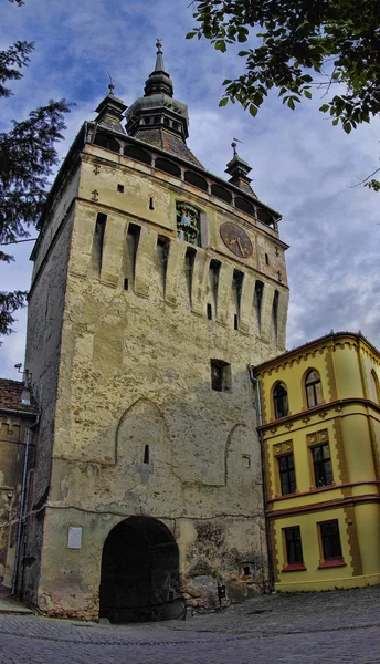 Sighisoara - miasto, w którym urodził się vlad tepes-draculea. Transylwania, Rumunia — Zdjęcie stockowe