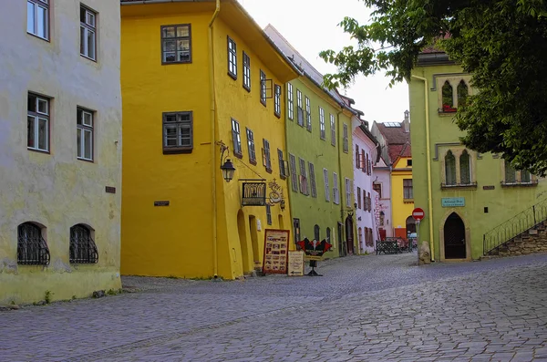 Sighisoara - the town where Vlad Tepes-Draculea was born. Transylvania, Romania — Stock Photo, Image