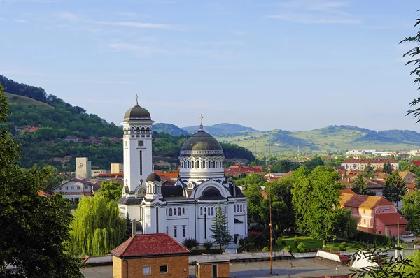 Sighisoara - miasto, w którym urodził się vlad tepes-draculea. Transylwania, Rumunia — Zdjęcie stockowe