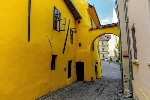 Sighisoara, la casa donde nació Vlad Tepes-Draculea. Transilvania, Rumanía —  Fotos de Stock