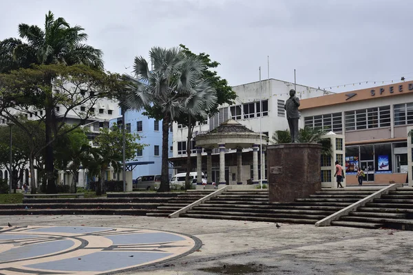 Bridgetown Barbados Febbraio 2020 Piazza Dell Indipendenza Nella Capitale Delle — Foto Stock