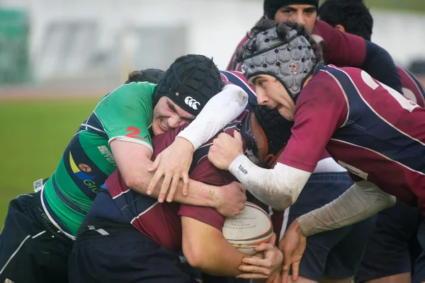 Caldas da rainha, Portugalsko - 17. listopadu: caldas rugby clube vs clube rugby de evora - 1 divize hry 17. listopadu 2012 v caldas da rainha, Portugalsko — Stock fotografie