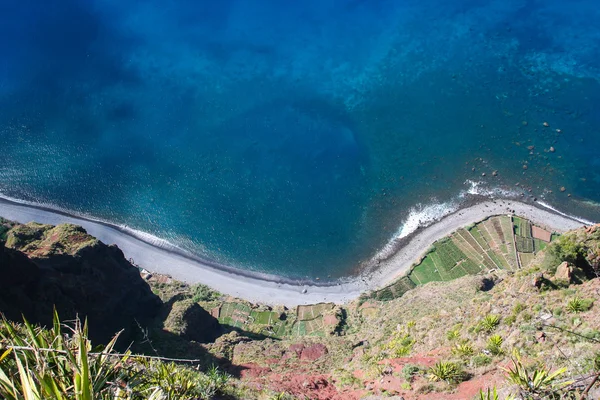 Uitzicht vanaf Kaap girao, eiland madeira — Stockfoto