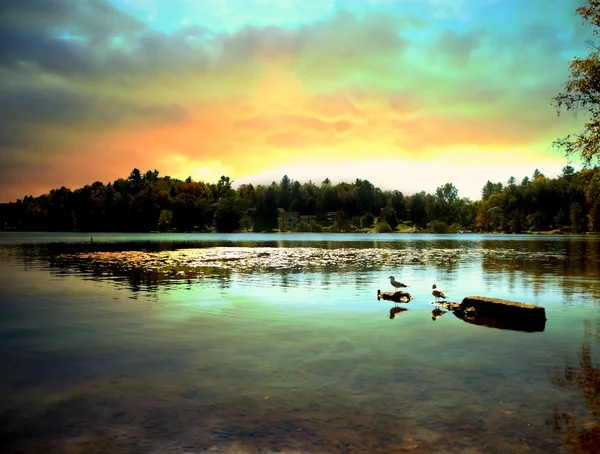 Lago Saranac — Foto de Stock