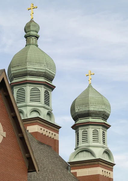 교회 steeples — 스톡 사진