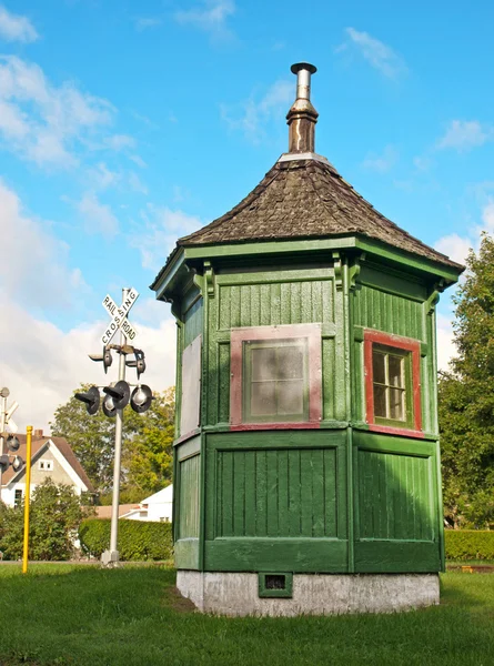 Casa interruttore della ferrovia — Foto Stock