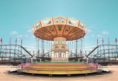 carnival carousel clipart